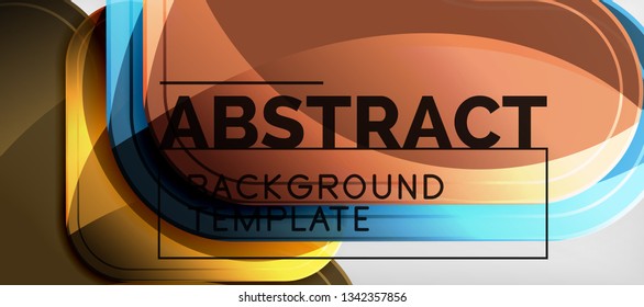 Light effects glossy arrows background, vector illustration