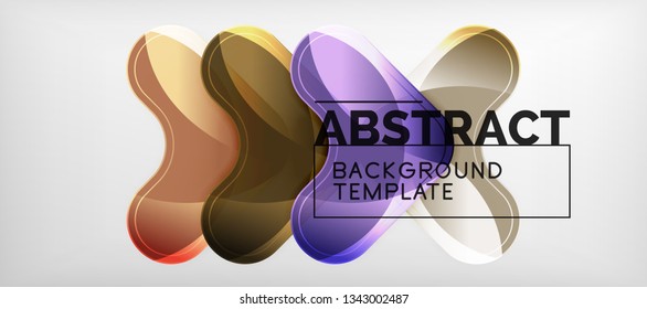 Light effects glossy arrows background, vector illustration