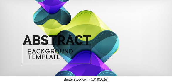 Light effects glossy arrows background, vector illustration