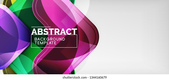 Light effects glossy arrows background, vector illustration
