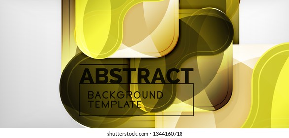 Light effects glossy arrows background, vector illustration
