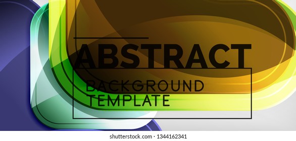 Light effects glossy arrows background, vector illustration