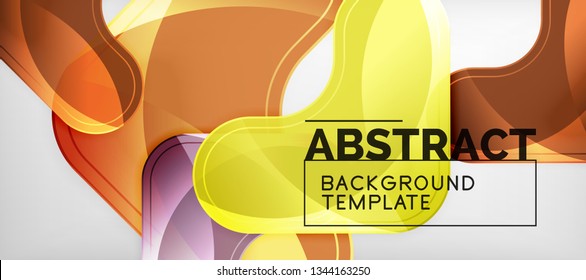 Light effects glossy arrows background, vector illustration
