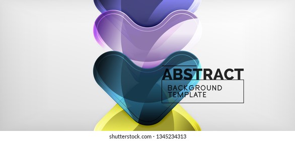 Light effects glossy arrows background, vector illustration