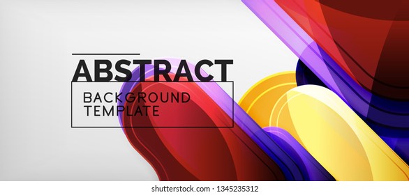 Light effects glossy arrows background, vector illustration