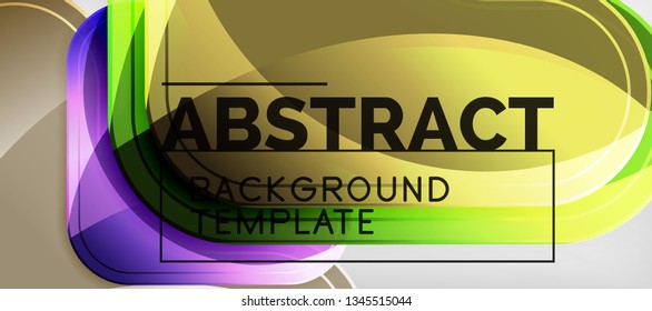 Light effects glossy arrows background, vector illustration