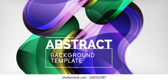 Light effects glossy arrows background, vector illustration