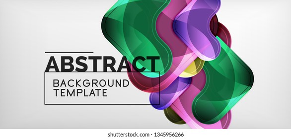 Light effects glossy arrows background, vector illustration