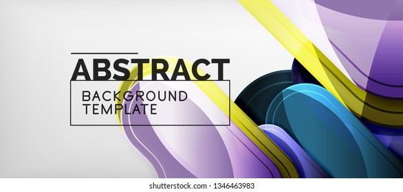 Light effects glossy arrows background, vector illustration