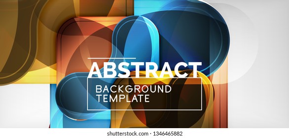Light effects glossy arrows background, vector illustration