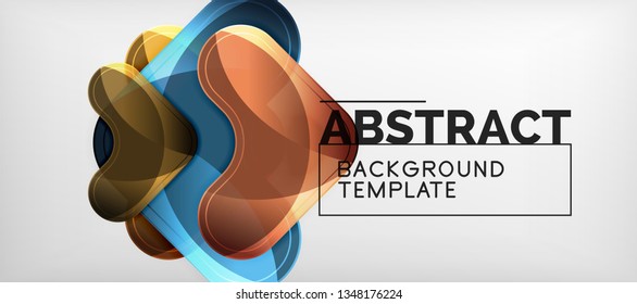 Light effects glossy arrows background, vector illustration