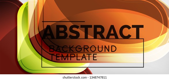 Light effects glossy arrows background, vector illustration