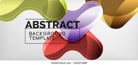 Light effects glossy arrows background, vector illustration