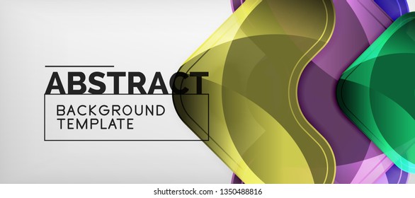 Light effects glossy arrows background, vector illustration