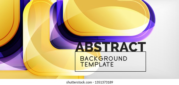 Light effects glossy arrows background, vector illustration