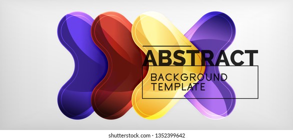 Light effects glossy arrows background, vector illustration
