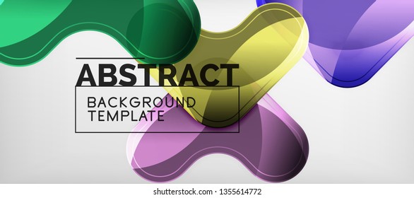 Light effects glossy arrows background, vector illustration