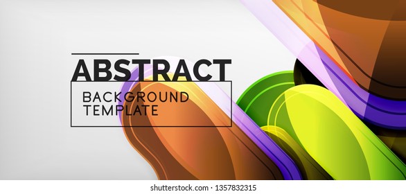 Light effects glossy arrows background, vector illustration