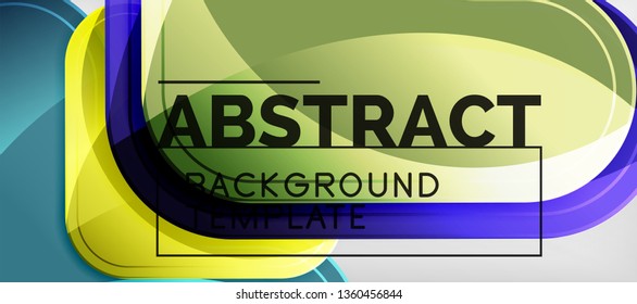 Light effects glossy arrows background, vector illustration