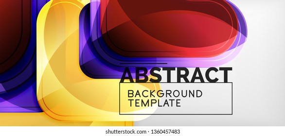 Light effects glossy arrows background, vector illustration