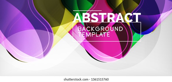 Light effects glossy arrows background, vector illustration