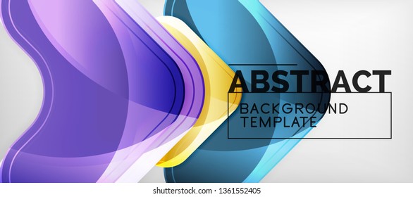 Fondo de las flechas glosas de efectos claros, ilustración vectorial