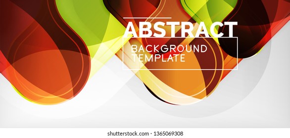 Light effects glossy arrows background, vector illustration