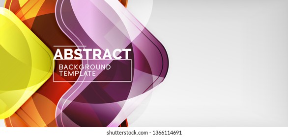 Light effects glossy arrows background, vector illustration