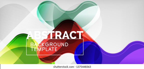 Light effects glossy arrows background, vector illustration