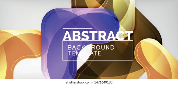 Light effects glossy arrows background, vector illustration