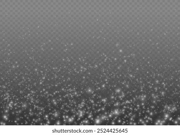  Efectos de luz sobre fondo de Navidades. Polvo PNG. Navidades y textura de superposición brillante para su diseño.