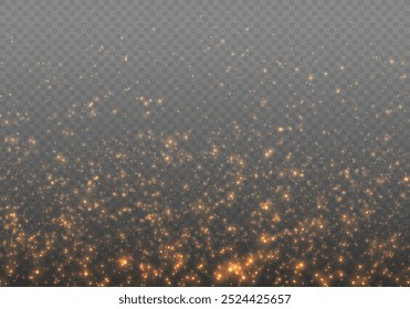  Light effects on Christmas background. Dust PNG. Christmas and sparkling overlay texture for your design.