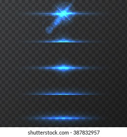 light effects, realistic lighting effect , light glow effect , vector glow luminescence for design, illustration of a set of light and glow effect,  Glowing stars,  Lights and Sparkles  effect, 