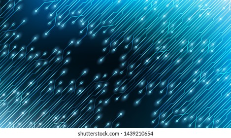 Light Electronic Circuit Microchip Technology Background,Hi-tech Digital and Future Concept design,Free Space For text in put,Vector illustration.