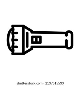light electronic device line icon vector. light electronic device sign. isolated contour symbol black illustration