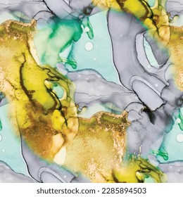 Light Elegant Glitter. Fluid Marble Background. Amethyst Water Color Watercolor. Luxury Seamless Painting Blue Water Color Marble. Gold Ink Paint. Green Alcohol Ink Marble. Blue Seamless Watercolor.