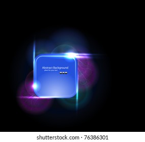 Light elements banner design