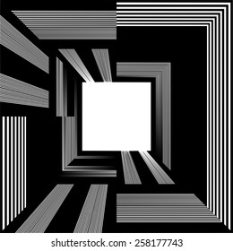 Light At The End Of Tunnel Quadrate Exit Vector 07