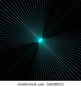 Light at end of tunnel. Vector illustration. backdrop for flyer, presentation, template, brochure, booklet, cover, magazine, banner. light color explosion