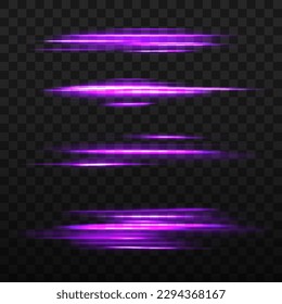 Light everyday glowing effect. semicircular wave, light trail curve swirl, car headlights, incandescent optical fiber.	