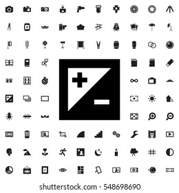 light exposure icon illustration isolated vector sign symbol