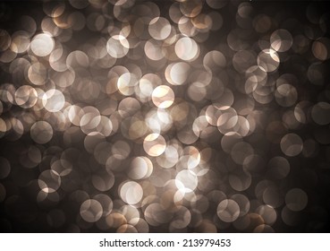 Light festive background. Elegant abstract background with bokeh defocused lights. 