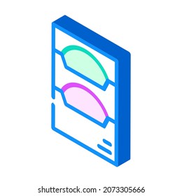 light filters isometric icon vector. light filters sign. isolated symbol illustration