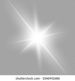 Light flare special effect. Illustration.