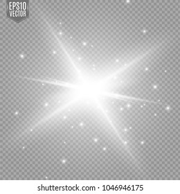 Light flare special effect. Illustration.