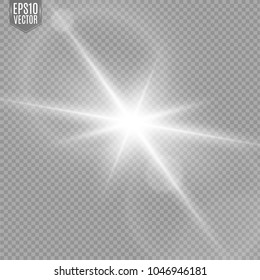 Light flare special effect. Illustration.