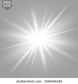 Light flare special effect. Illustration.