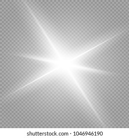 Light flare special effect. Illustration.