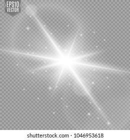 Light flare special effect. Illustration.