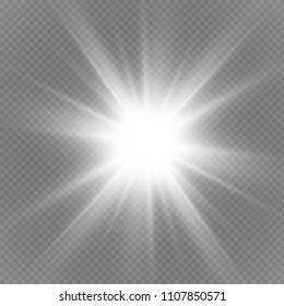 Light flare special effect. Illustration.